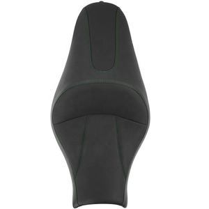 Siège double en cuir noir modifié pour <span class=keywords><strong>Kawasaki</strong></span> <span class=keywords><strong>Vulcan</strong></span> <span class=keywords><strong>S</strong></span> 650 VN650 EN650 2015-2023 - Product Image 1