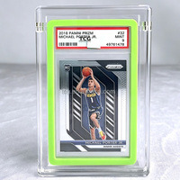 Étui de protection en acrylique TCG 8 mm pour cartes gradées PSA, format Bumper, avec protection UV et couvercle magnétique pour cartes à collectionner