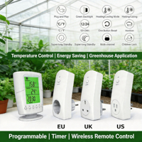 Termostato Programable Inteligente para Ahorro de Energía en el Hogar, Carcasa de PC Antiinflamable, Alta Calidad, Directo de Fábrica
