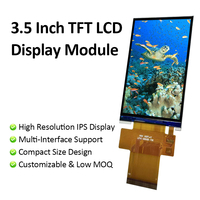 Module LCD TFT personnalisé de 3,5 pouces, 320*480, grand angle de vision, pour équipement de mesure portable