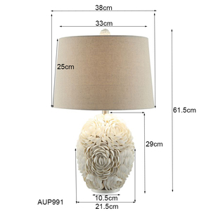 Bán Buôn Khách Sạn Nhà Phòng Khách Cạnh Giường Trang Trí Vỏ Bờ Biển Đèn Bàn Sang Trọng - Product Image 3