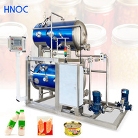 Autoclave Industrial HNOC para Esterilización de Alimentos, Máquina Retorta Horizontal Pequeña con Pulverización de Agua para Bolsas - Precio
