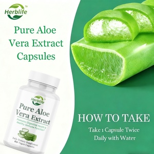 Cápsulas de Aloe Vera de Marca Privada OEM ODM de 500 mg - Suplemento para la Salud Digestiva, Apoya la Salud de la Piel y el Sistema Inmunitario - 60 Porciones - Product Image 4
