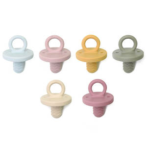 Bebek diş çıkarma emzik bebek emziği kukla meme 2024 özel BPA ücretsiz çevre dostu silikon özelleştirilmiş ambalaj silikon oyuncaklar - Product Image 4