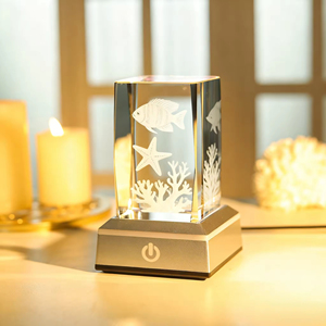 Hbl Tùy Chỉnh <span class=keywords><strong>3D</strong></span> Khắc <span class=keywords><strong>Laser</strong></span> Hình Ảnh Động Vật Cuboid Trong Suốt <span class=keywords><strong>3D</strong></span> <span class=keywords><strong>Laser</strong></span> Pha Lê Cube Với LED Cơ Sở Cho Quà Tặng Doanh Nghiệp - Product Image 1