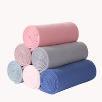 Günstiger Preis Polyester gestrickt weich gefärbte Polar decke Leichte Airline Polar decke
