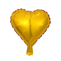 Ballons en aluminium en forme de cœur de 10 pouces, pour décorations de fête de demande en mariage/avouement et ballons en aluminium en forme de cœur pour anniversaire.