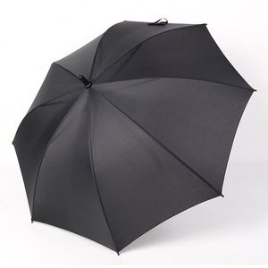 Compre Sombrilla de Lluvia Recta con Mango Negro y Apertura Automática, de Tela Impermeable, en Oferta - Product Image 3