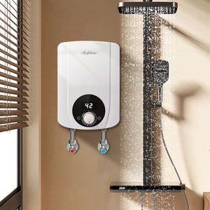 <span class=keywords><strong>Chauffe</strong></span>-<span class=keywords><strong>eau</strong></span> instantané électrique mural 3500W 220V avec affichage LED de la température pour douche - Product Image 1