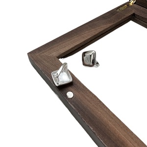 S925 argent Sterling Version coréenne de base carré boucle d'oreille à la mode Simple banlieue Style grenat personnel à la mode oreille bijoux - Product Image 2