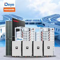 بطارية Deye WS-L4300 بسعة 4.34 ميجاواط ساعة للاستخدامات الصناعية مع نظام تبريد سائل، بطارية ليثيوم فوسفات الحديد (LiFePO4) للاستخدام الخارجي بمعيار IP55، نظام تخزين طاقة (ESS) مدمج في حاوية C4، موزع معتمد من Moge