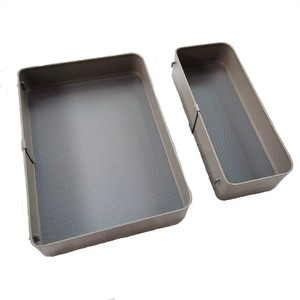 Meuble de rangement coulissant de <span class=keywords><strong>cuisine</strong></span> de haute qualité à 6 niveaux en alliage d'aluminium et verre chromé avec paniers et quincaillerie - Product Image 4