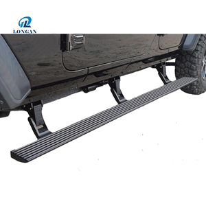 Estribo lateral eléctrico de aleación de aluminio, escalones laterales, barra <span class=keywords><strong>Nerf</strong></span> para estribos Tesla Cybertruck con soportes exteriores mejorados - Product Image 6