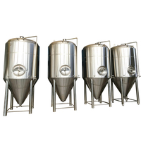 Fermenteur conique à enveloppe KINDING 500L en acier inoxydable 304/316L, réservoir de fermentation sous pression pour vin et bière, facile à utiliser