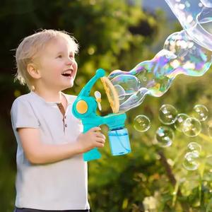 Bubble in Bubble Pistolet à <span class=keywords><strong>bulles</strong></span> électrique à piles avec solution pour <span class=keywords><strong>mariage</strong></span> d'été pour enfants - Product Image 3