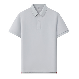 Camisa Polo de Color Sólido, Manga Corta, Transpirable, de Poliéster, para Uso Diario - Product Image 2