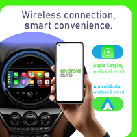 Radio Estéreo para Auto con Carplay de 9 Pulgadas, Reproductor de Video, GPS, Navegación para Auto, Android 15 para BMW Mini Cooper R56 R57 R58 R60 F54 F56 F60