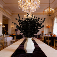 Plantes artificielles en feuilles d'eucalyptus pour l'intérieur et l'extérieur, pour la maison et le bureau, en gros, de qualité supérieure