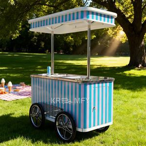 Vente chaude 2025, congélateur à glace pour supermarché insulaire, faible consommation d'énergie, porte coulissante en verre, tricycle - Product Image 3