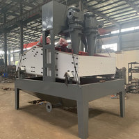 Machine de recyclage de sable fin vibrant pour la déshydratation des rivières, tamis de déshydratation humide