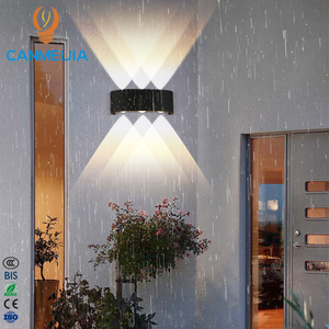 Lampu Dinding Luar Ruangan Modern 6W, Lampu LED Sconce Atas Bawah, Lampu Dinding Dalam Ruangan, Lampu Dinding Dekoratif - Product Image 1