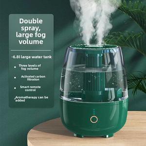 เครื่องเพิ่มความชื้น<span class=keywords><strong>ใน</strong></span>อากาศแบบอัลตราโซนิกขนาดเล็ก 6.8 ลิตร พร้อมหัวพ่นคู่ เสียงเบา ใช้งานร่วมกับอโรมาเธอราพี ควบคุมด้วยรีโมทอัจฉริยะ ระบบ<span class=keywords><strong>ส</strong></span>ัมผั<span class=keywords><strong>ส</strong></span> เหมาะสำหรับโรงแรม - Product Image 4