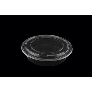 Paquete de 200 recipientes translúcidos de PP con bisagras de 9 pulgadas y 1 compartimento, sin BPA, aptos para microondas, sin ventilación - Product Image 1