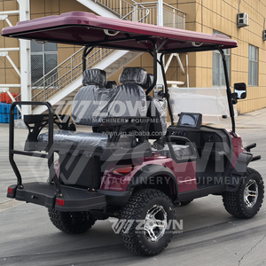 รถกอล์ฟไฟฟ้า 4 ล้อ รุ่นขายดีปี 2026 แบตเตอรี่ลิเธียม 48V ได้รับการรับรองมาตรฐาน CE สำหรับใช้ในพื้นที่ชุมชน - Product Image 3