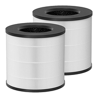 Filter HEPA pp dengan Filter Silinder Karbon Aktif untuk Pengganti Filter Pemurni Udara Medify Air MA-14 Pemasok OEM/ODM