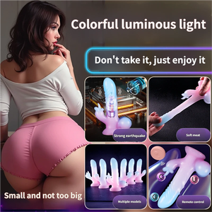 Erwachsenen-Sexspielzeug für Frauen: Weicher Silikon-Analplug Vibrator <span class=keywords><strong>Dildo</strong></span> in Geschenkbox - Product Image 4