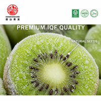 Premium bulk IQF diepvries kiwi fruitschijfjes voor jam, puree, saus en ijs en snoepbereiding