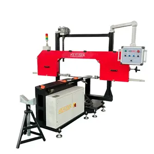 315mm Polyethylene Pipe Multi Angle Band Saw Band Saw Welding Machine HDPE Pipe Saw