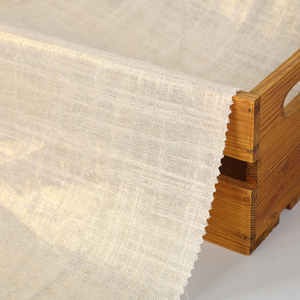 Theo phong cách thời trang sáng bóng trong màu sắc tự nhiên vải linen <span class=keywords><strong>viscose</strong></span> với slub hư hỏng vải may mặc cho quần áo - Product Image 5