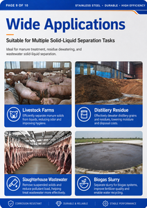 Factory Supply Stainless Steel Solid Liquid Separator for Distillery Residue and Food <b>Waste</b> - Product Image 6