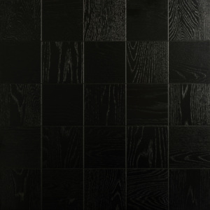 Paneles de Parqué Cuadrados de Madera Negra de Grado AB de 15 mm, Resistentes al Desgaste, con Certificación FSC, para Sala de Estar - Product Image 1