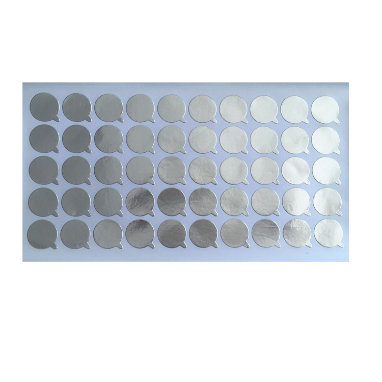 Клейкая наклейка из алюминиевой фольги для косметики