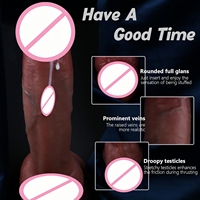 Dildo réaliste en silicone épais surdimensionné, souple, avec ventouse puissante, flexible, sûr pour le corps, multi-usages, pour plaisir intime féminin, adulte