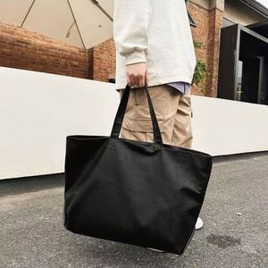 <b>Large</b> Luxury Eco-friendly Tote Shopping <b>Bags</b> Black Cotton Non-Woven <b>Canvas</b> Reusable with Custom Logo and Creative Design - Product Image 3