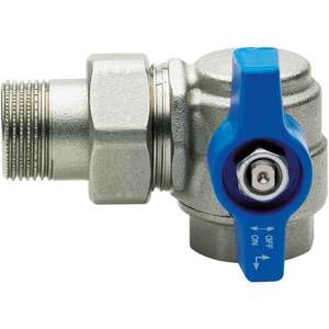 Left Front Connection 1/2\" Ball <b>Valve</b> for Manifolds <b>ANGLE</b> <b>VALVE</b> - Product Image 1