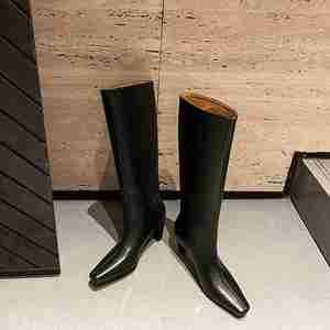 2025 Autumn and Winter Luxury Designer Women's High Heel Knee High Boots Premium Quality Outdoor Walking Boots - Product Image 3