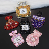 Accessoires de couture décoratifs 3D tendance : Patchs perlés et strass pour robes, chapeaux, sacs, broderies de Noël en feutre non tissé