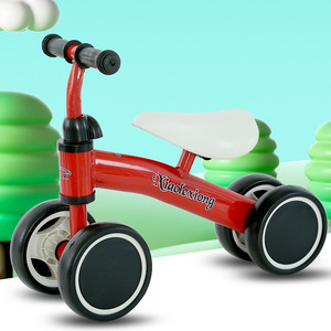 Vélo d'équilibre Xiaolexiong pour enfants, 12 pouces, cadre en métal rouge, vélo à roulettes pour tout-petits de 1 à 3 ans - Product Image 1