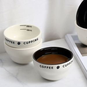 Tasse à café en forme de Q de 200 ml, tasse à mesurer, tasses en céramique, bol à mesurer professionnel - Product Image 5
