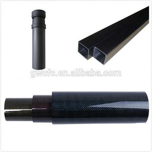 Tube en fibre de carbone de 15 mm formé par pressage JD, haute résistance - Product Image 3