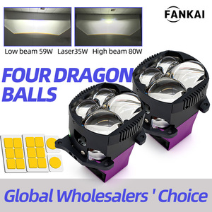 FANKAI <b>Led</b> <b>Headlight</b> 80W 30000Lm 6000K 12V Universal Retrofit Car Light With High Definition Lens And Aluminum Alloy Body - Product Image 5