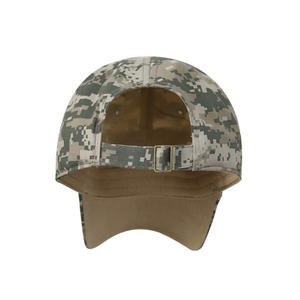 หมวกเบสบอลแบบไม่มีโครงสร้าง6แผงลายพรางผ้าคอตตอนลายพรางหมวกกีฬาปักโลโก้ได้ตามต้องการ - Product Image 4