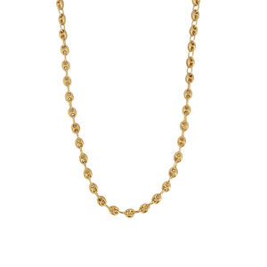 Collar <span class=keywords><strong>de</strong></span> Latón con Cierre <span class=keywords><strong>de</strong></span> Anillo <span class=keywords><strong>de</strong></span> Resorte y Cadena <span class=keywords><strong>de</strong></span> Eslabones Tipo Nariz <span class=keywords><strong>de</strong></span> Cerdo, Chapado en Oro, <span class=keywords><strong>de</strong></span> Gemnel Brass Jewelry Manufacturer - Product Image 1