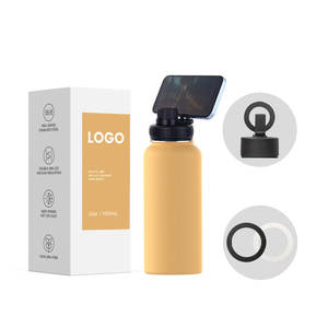 Gobelet isotherme de sport en acier inoxydable personnalisé avec logo, 32 oz et 18 oz, écologique, anti-fuite, avec affichage LED de la température - Product Image 1