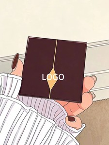 Cosméticos de belleza de lujo que crean un look de maquillaje perfecto. Sombra de ojos, lápiz labial, crema facial, corrector y polvo fijador - Product Image 5