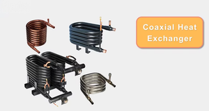 带泵的工业同轴盘管热交换器-钛材质节能HXY品牌RoHS认证 - Product Image 4